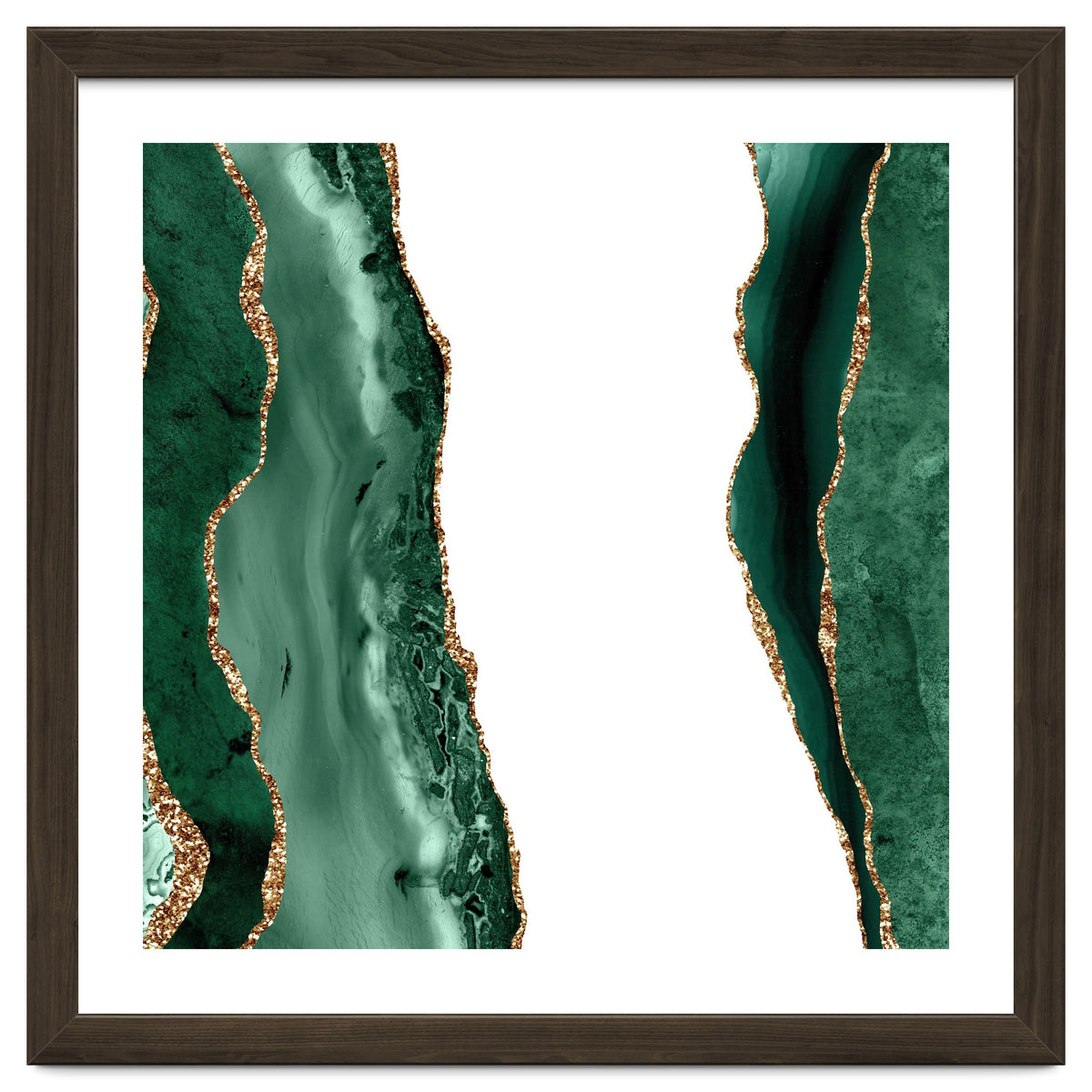 Emerald & Gold Agate Texture 14