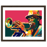 Jazz Trumpet Musician Pop Art Wpap thumbnail