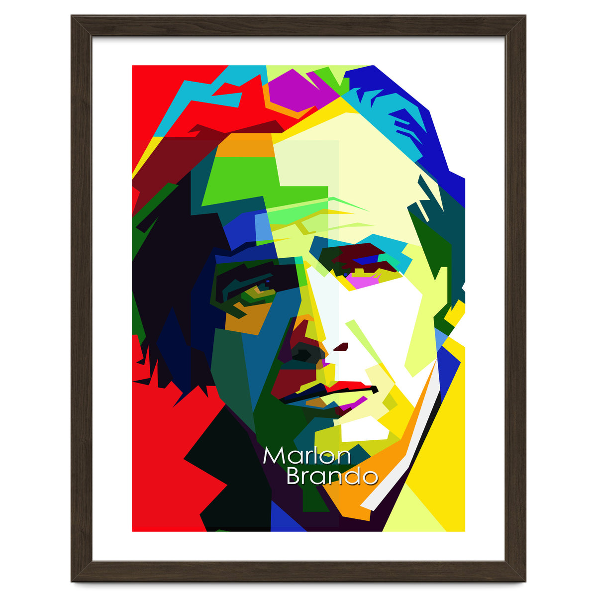 Marlon Brando Pop Art WPAP