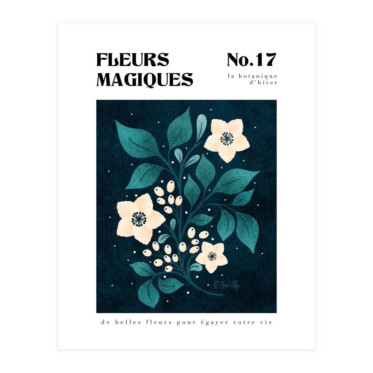 Magical Flowers No.17 Winter Botanicals (Print Only)