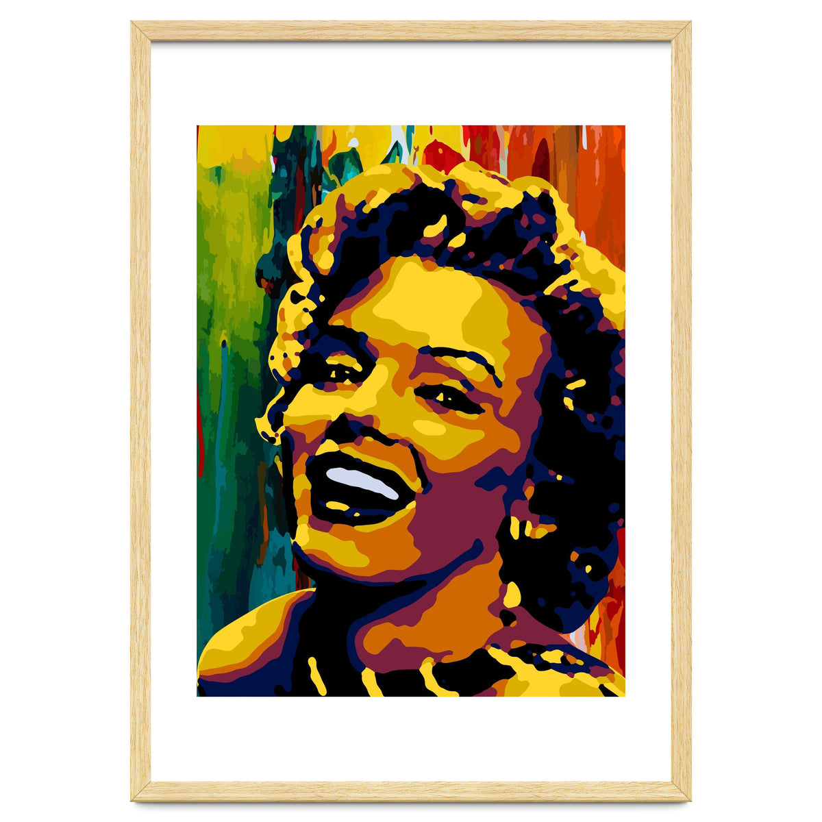 Marilyn Monroe Colorful abstract 2