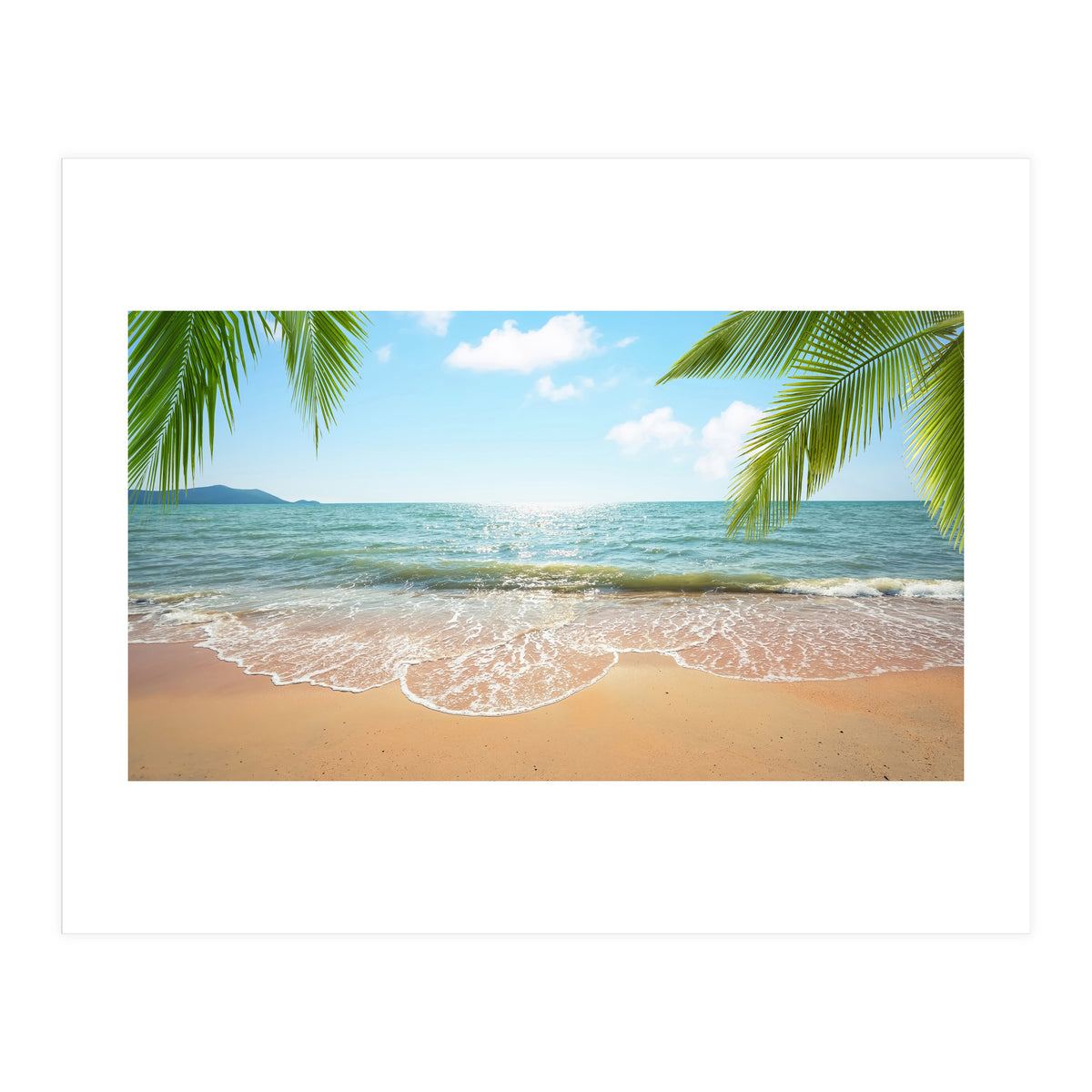 Tropical Beach (Print Only)