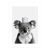 Koala, Toilet Paper Crown, Cute Animal Bathroom Art (Print Only) thumbnail