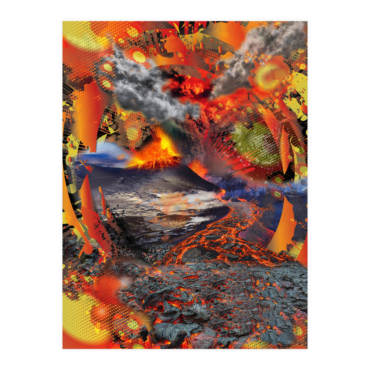 Volcano Eruption (Print Only)