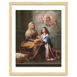 Bartolomé Esteban Murillo / 'Saint Anne with the Virgin', ca.  1655, Spanish School. VIRGIN MARY. thumbnail