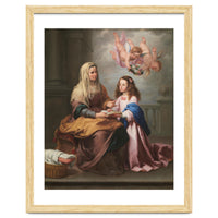 Bartolomé Esteban Murillo / 'Saint Anne with the Virgin', ca.  1655, Spanish School. VIRGIN MARY.