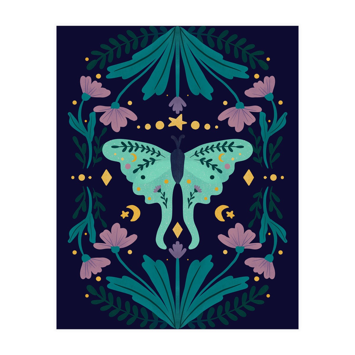 Mystical Series – Luna Moth (Print Only)