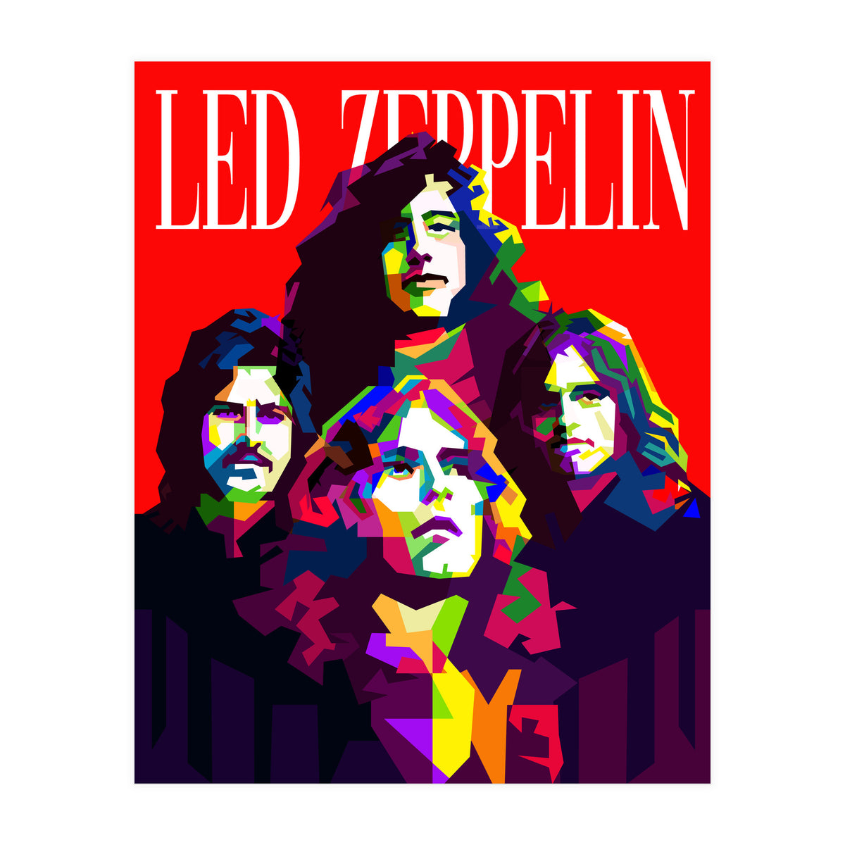 Led Zeppelin British Classic Rock And Blues  (Print Only)