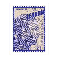 John Lennon Stamps Art (Print Only)