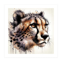 Watercolor Cheetah (Print Only)