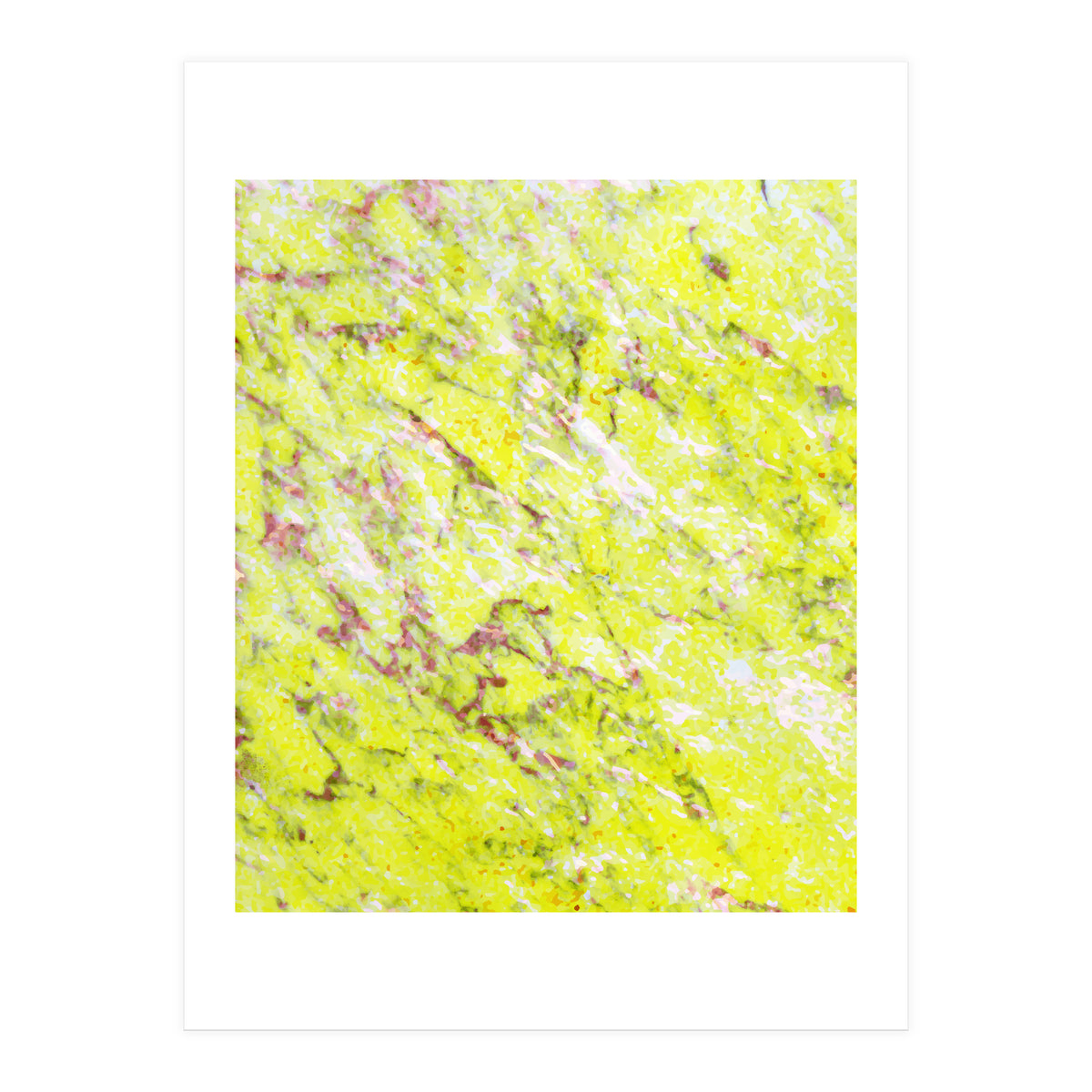 Lemon & Pink Marble (Print Only)
