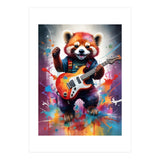 Red Panda Plays Guitar Music (Print Only) thumbnail