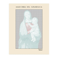 Madonna del Granduca (1505) – Raphael (ascii art)  (Print Only)