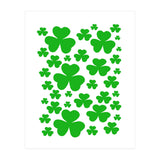 Lucky leaf clovers (Print Only) thumbnail