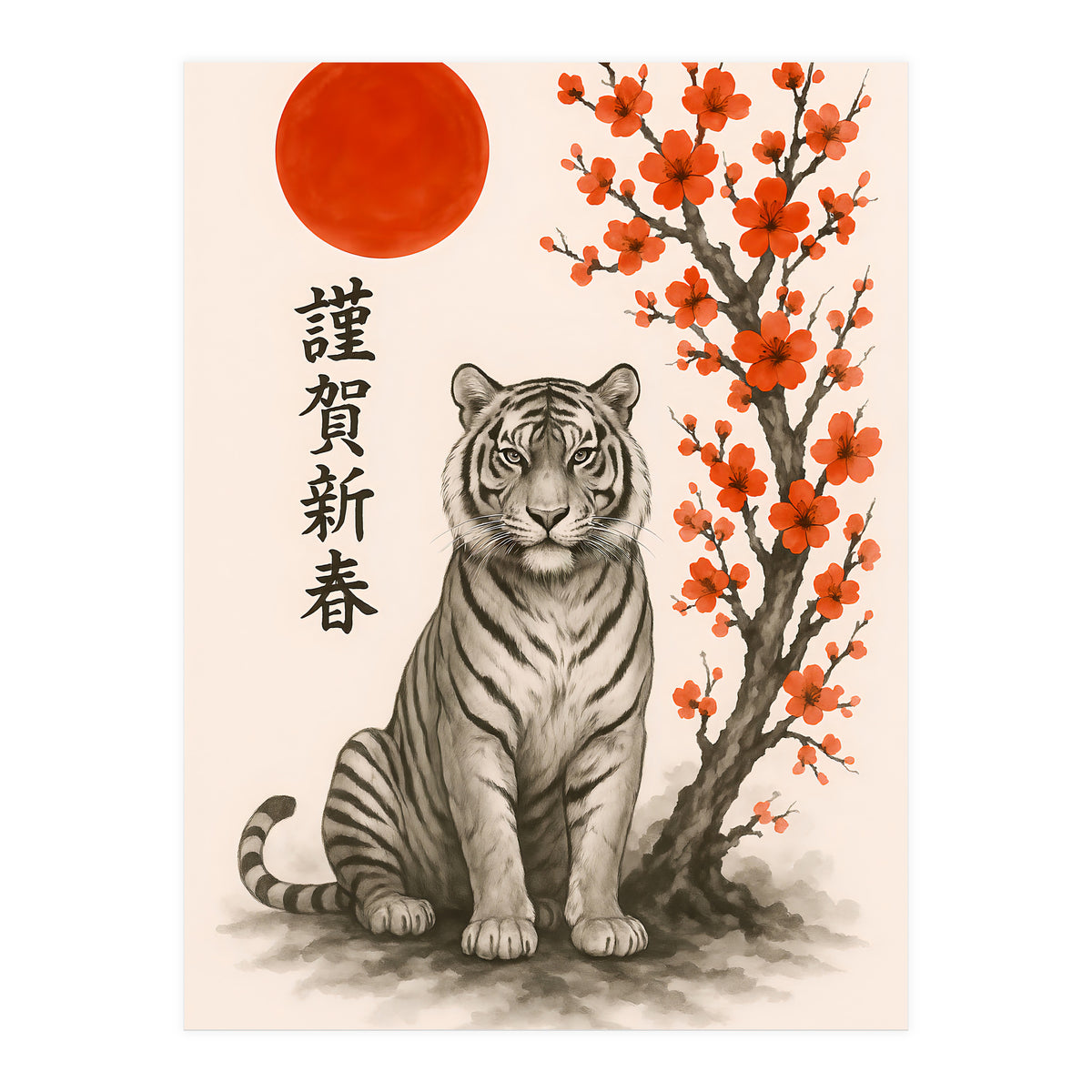 Tiger Japanese (Print Only)