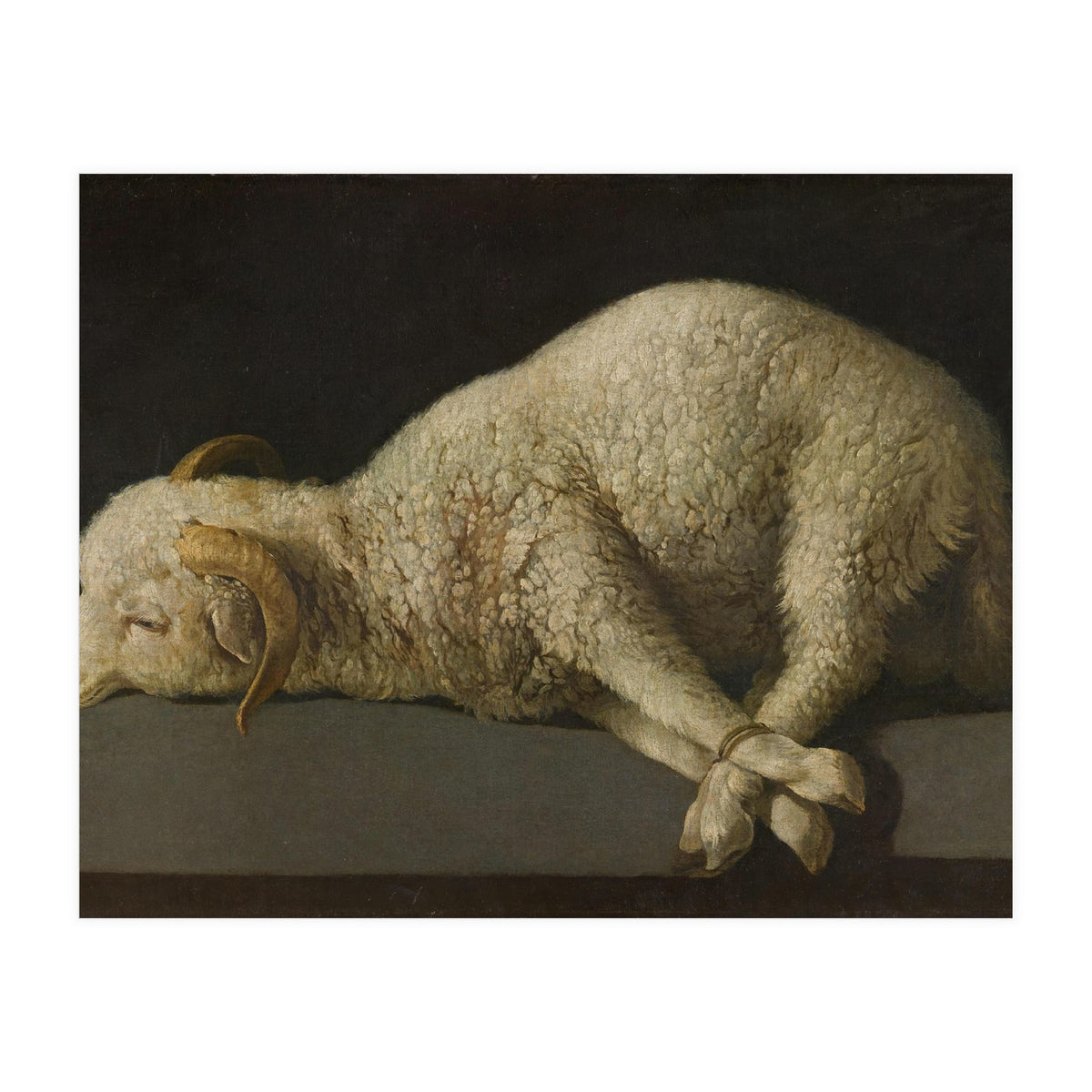 Francisco de Zurbarán / 'Agnus Dei (The Lamb of God)', 1635-1640, Spanish School. (Print Only)