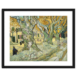 VINCENT VAN GOGH: The Road Menders. Date/Period: 1889. Painting. Oil on canvas. thumbnail