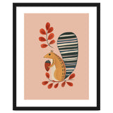 Squirrel In A Pink Autumn thumbnail