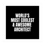 World's most coolest and awesome architect (Print Only) thumbnail