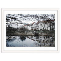 Residential house along the lake