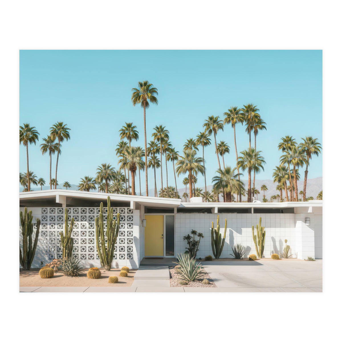 Palm Springs Modernist Home, Mid-Century Architecture Photography (Print Only)