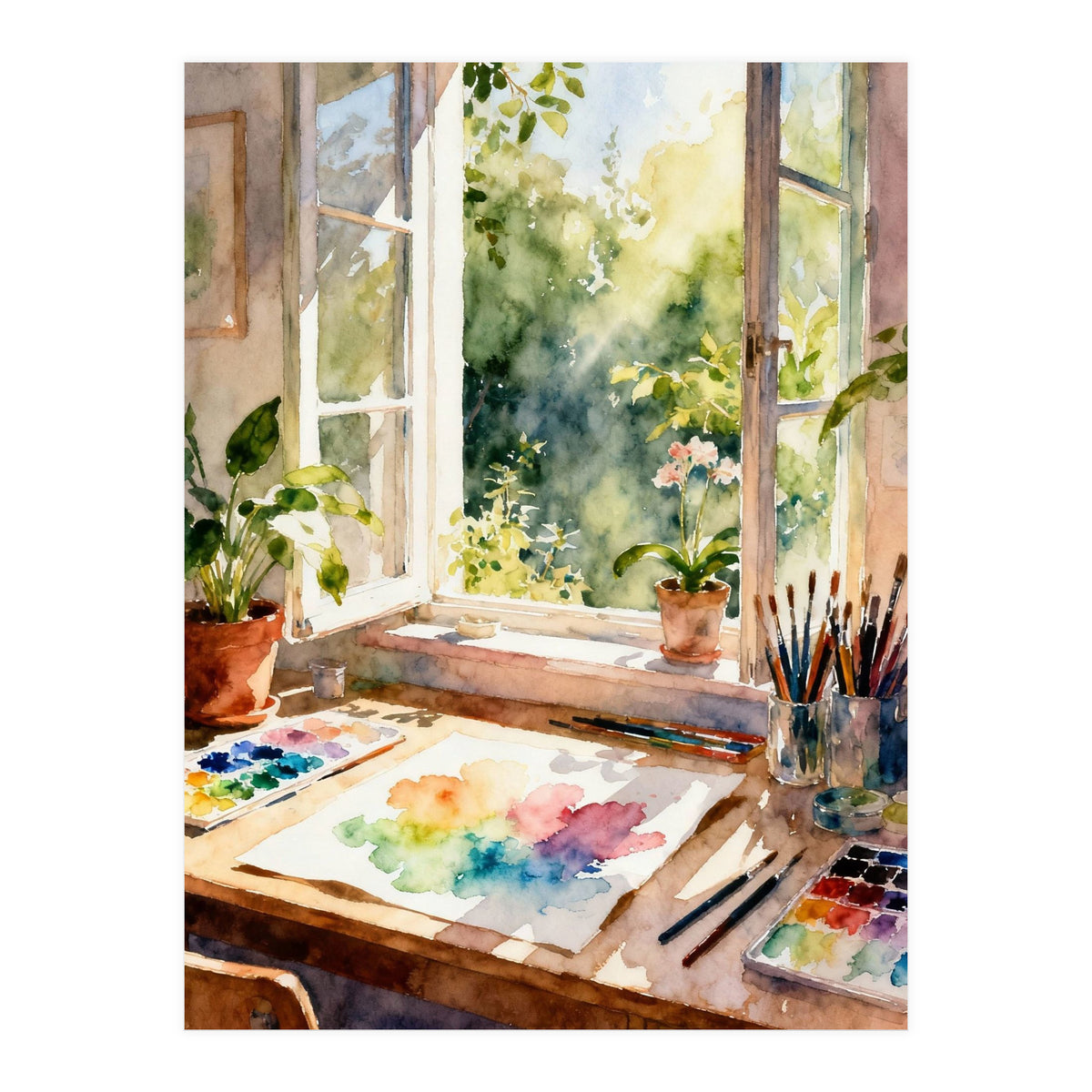 Matisse Inspired Place Paint (Print Only)