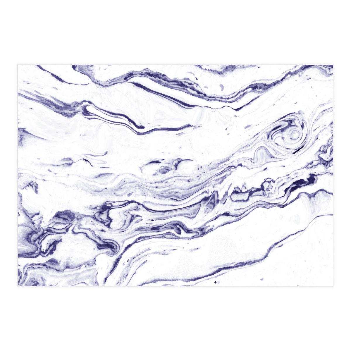 Navy Blue Marble #society6 #decor #marble (Print Only)