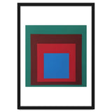 Josef Albers - HOMAGE TO THE SQUARE: Green, Red, Blue thumbnail