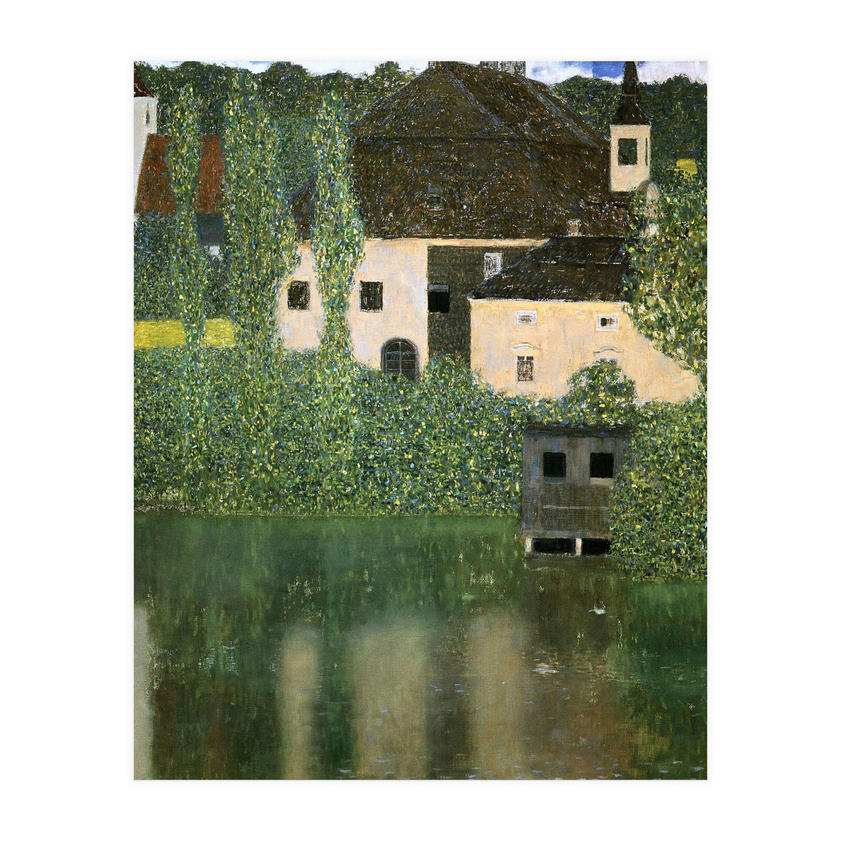 'Water Castle', 1908, Oil on canvas, 102,5 x 102 cm. (Print Only)
