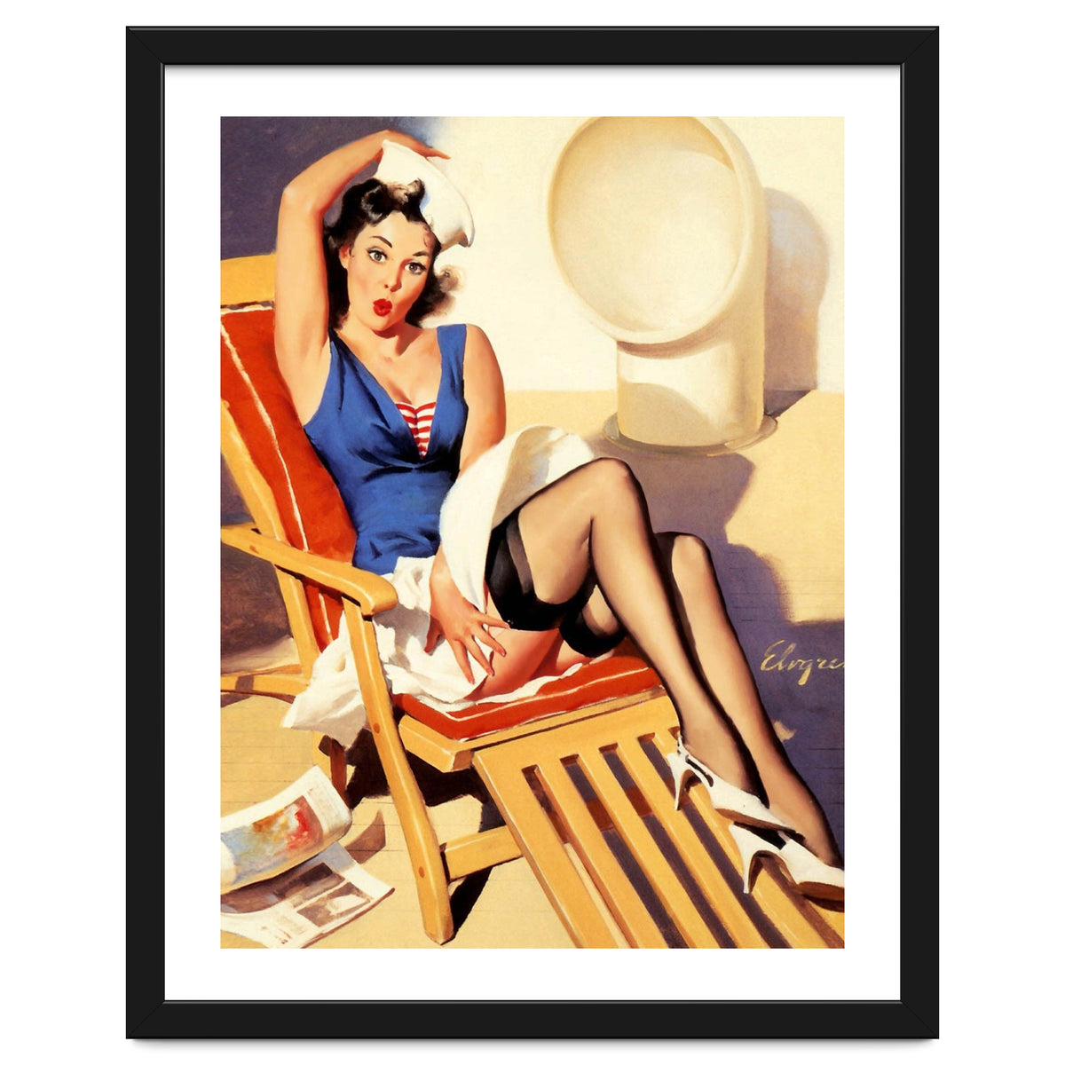 Sudden Wind On The Shipboard Cruiser