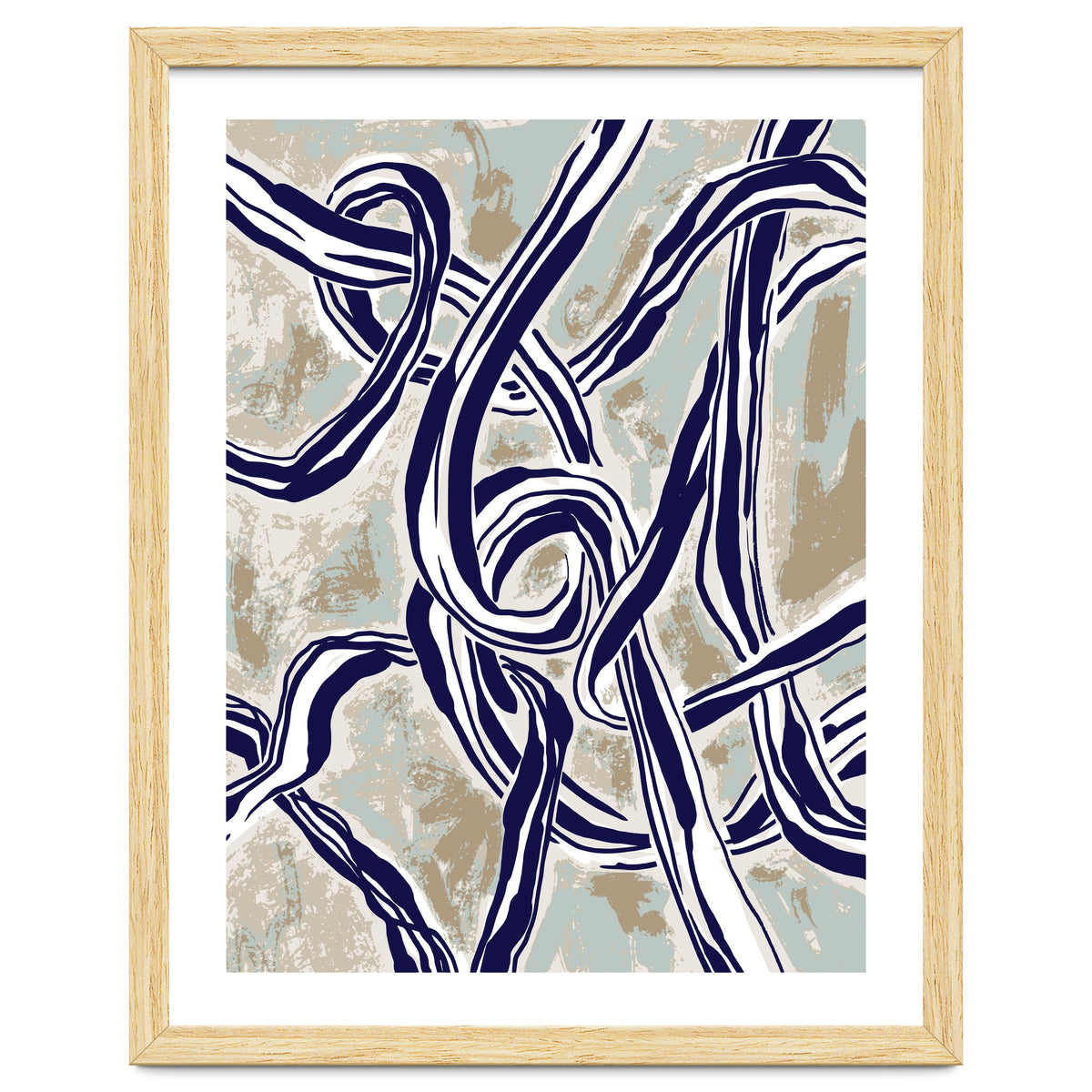 Follow the lines Abstract knots