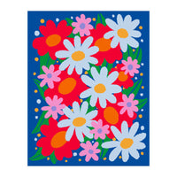 Bold Colourful Flowers (Print Only)