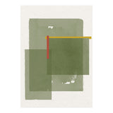 GREEN WATERCOLOR SHAPES NO.2 (Print Only) thumbnail