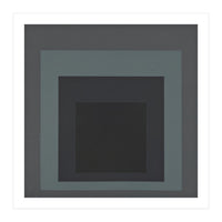 JOSEF ALBERS - HOMAGE TO THE SQUARE BLACK GREY (Print Only)