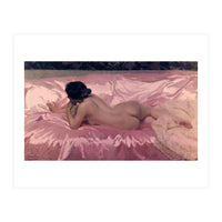 'Nude Woman', 1902, Oil on canvas, 106 x 186 cm. (Print Only)