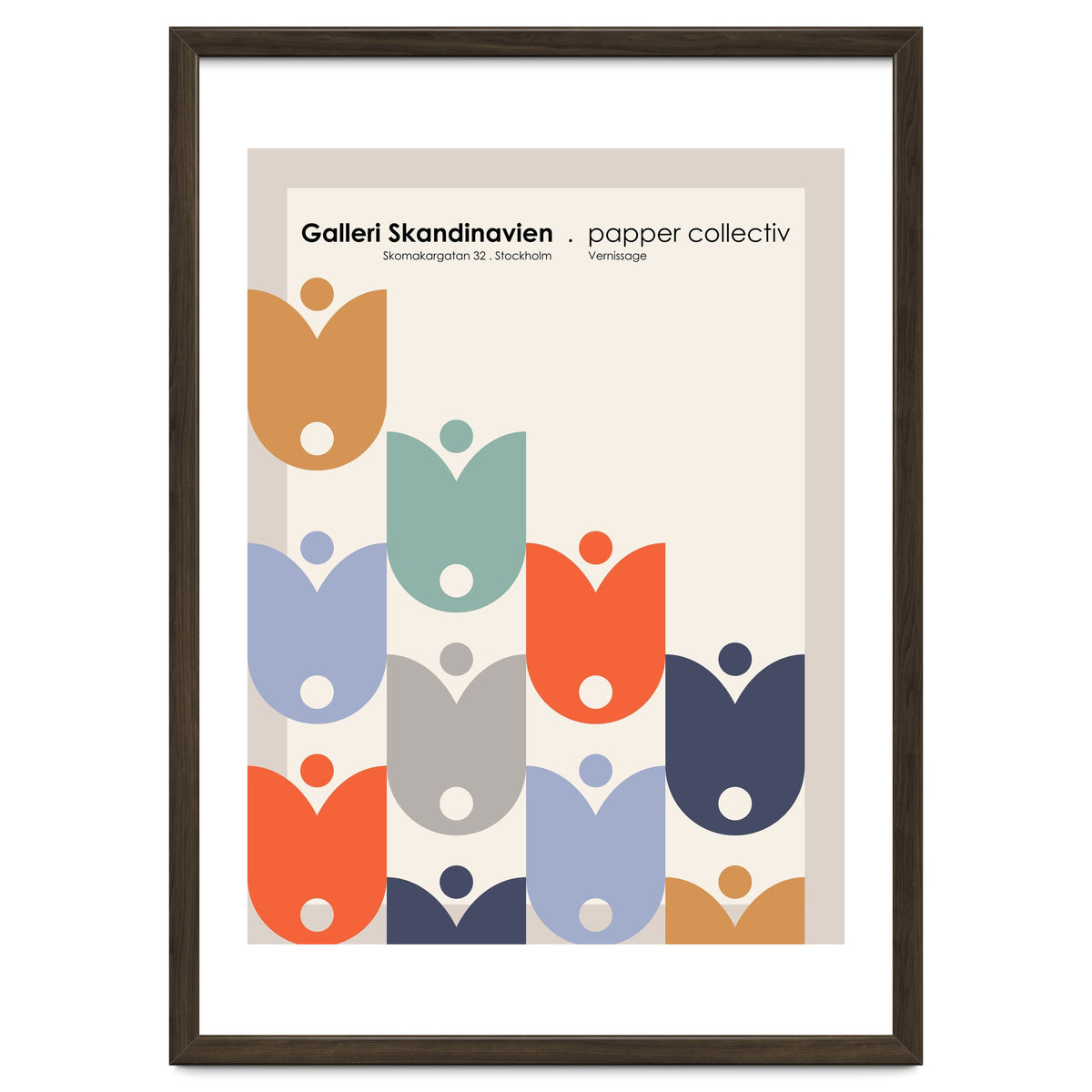 Stockholm Galleri Skandinavien Art Exhibition Poster