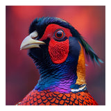 Close Up Pheasant Bird Head Detailed Feathers (Print Only) thumbnail