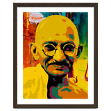 Mahatma Gandhi Colorful Abstract Art thumbnail