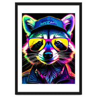 Raccoon In Glasses