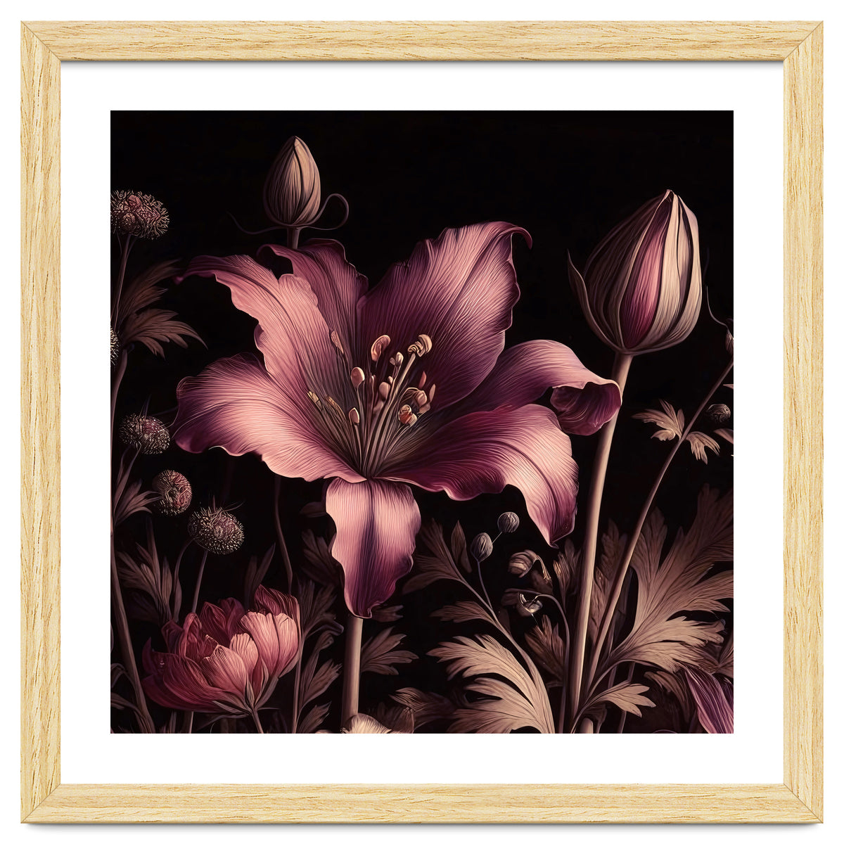 VINTAGE COLOURFUL BOTANICAL-10A-6