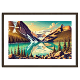 Vintage Lake Louise Banff Poster, Canada thumbnail