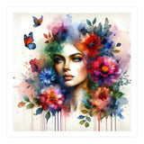 Ethereal Floral Portrait (Print Only) thumbnail