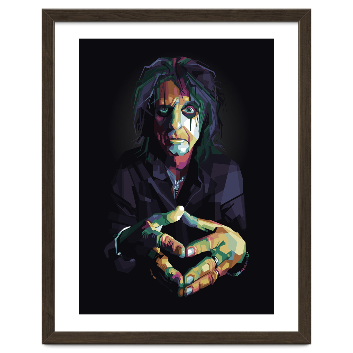 Alice Cooper Pop Art WPAP
