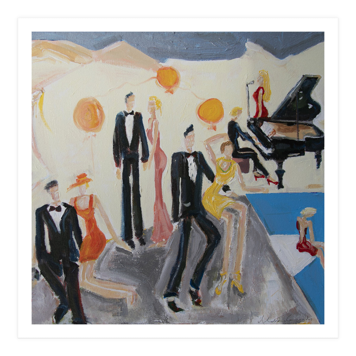 The Piano Player (Print Only)