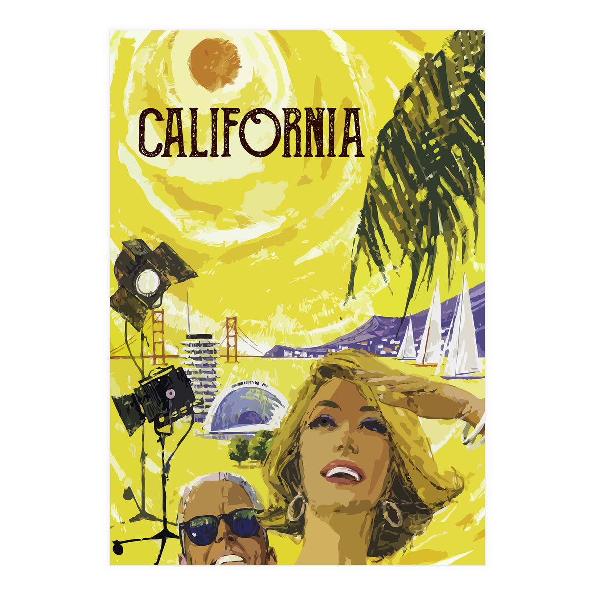 Sunny California (Print Only)