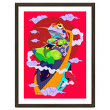 Knight Frog Pop Art Illustration thumbnail