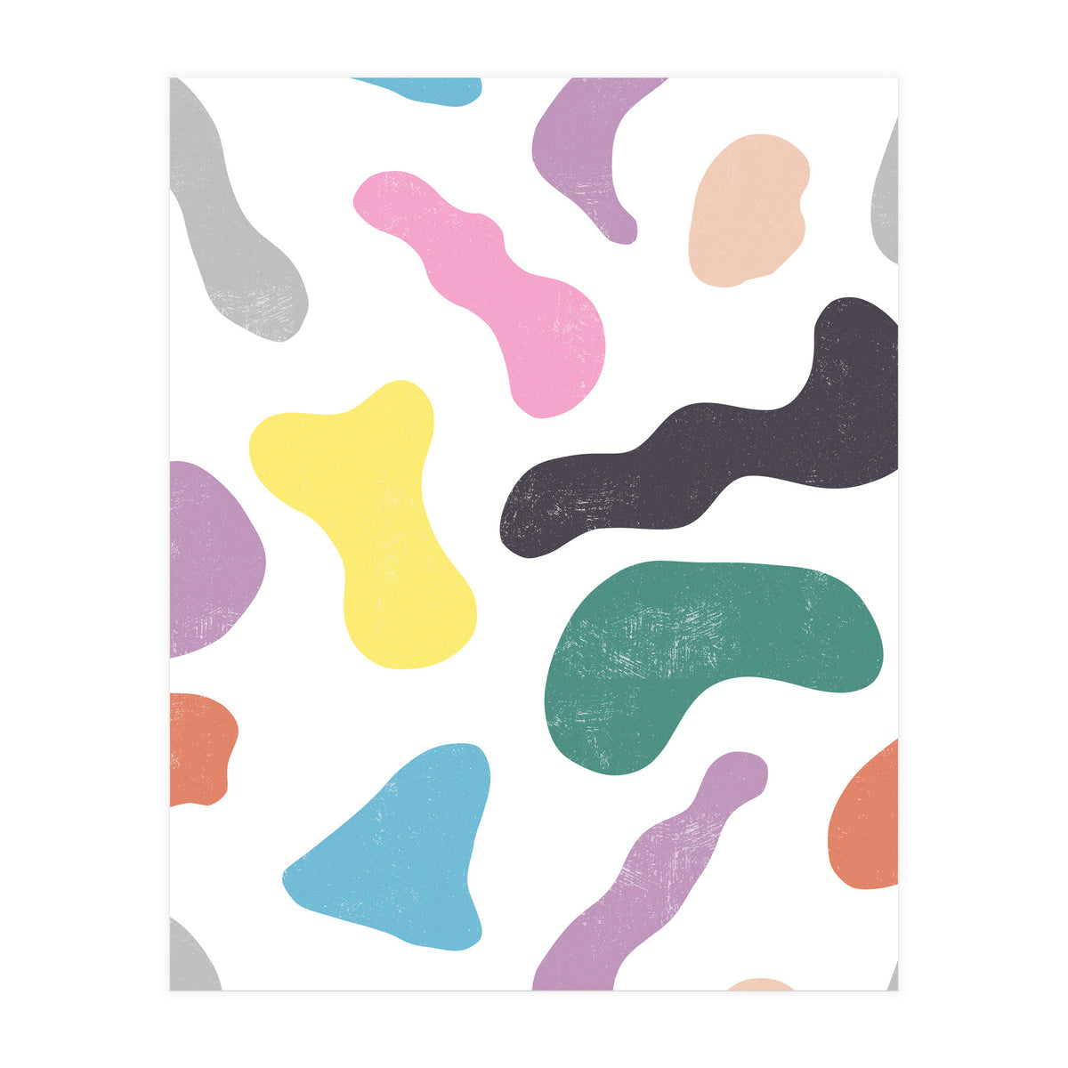 Abstract Organic Memphis Shapes (Print Only)