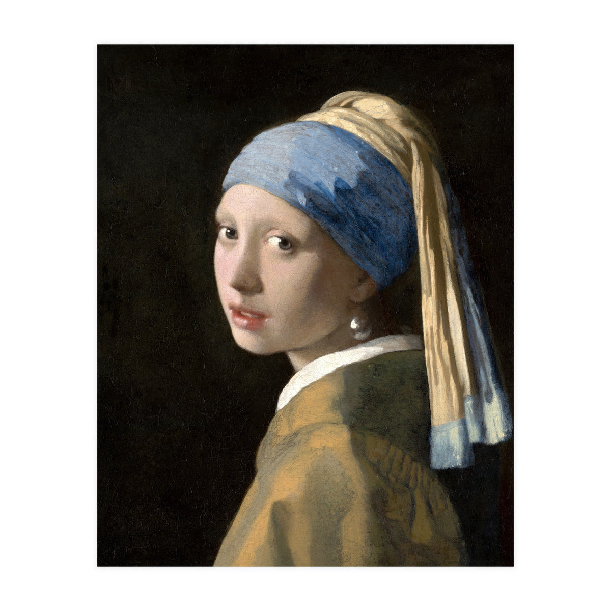 Johannes Vermeer - Girl with a Pearl Earring (Print Only)
