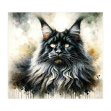 Majestic Long Haired Cat Portrait (Print Only) thumbnail