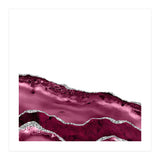 Burgundy & Silver Agate Texture 10 (Print Only) thumbnail